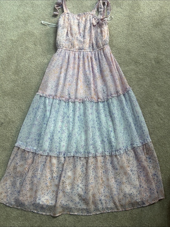 Sincerly Jules Dresses & Skirts - Sincerely Jules Pastel Tiered Maxi Dress - Lavender, Mint, Cream